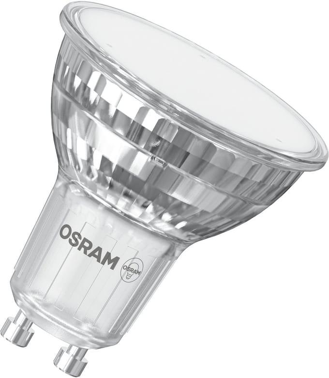 OSRAM HOMELIGHTING 4099854457425 LED-reflectorlamp-lamp Energielabel E (A - G) GU10 Reflector 5.6 W Warmwit (Ø x h) 50.00 mm x 50.00 mm 1 stuk(s)