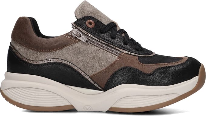 Xsensible Combi G Sneaker Sneakers - Suède - Dames - Zwart - Maat 37,5