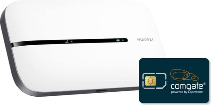Huawei E5783-230 + Comgate Prepaid SIM 25 GB Europa - 12 mnd houdbaar