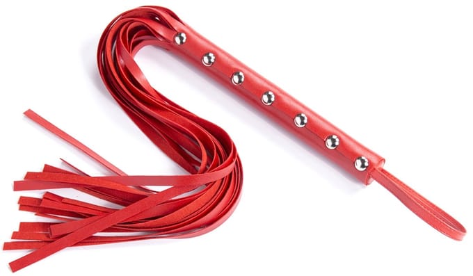 Smart Moves - Studded Flogger - 60 cm - Rood