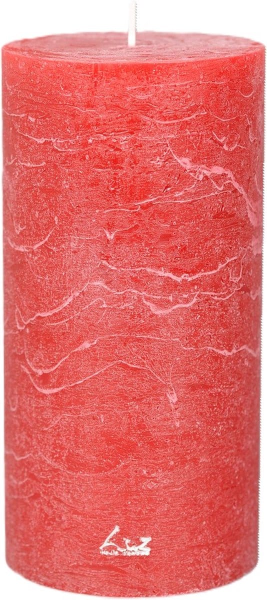 Rasteli Luz Your Senses Stomp Kaars Rood-Antikrood D 10 cm H 20 cm