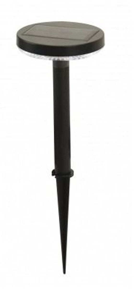 LED Solar Priklamp - Spike III - Rond - Warm wit - 80lm - 22 cm
