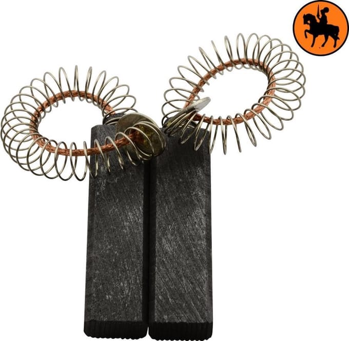 Koolborstelset voor Kress Stofzuiger NTS1100EA - 6x9x32mm