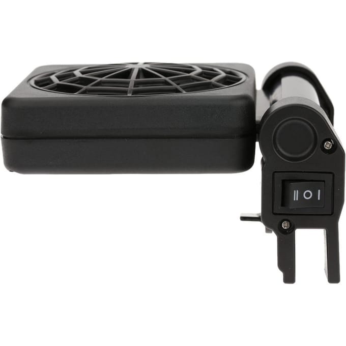 Zwarte Aquarium Grote Koelventilator Vissenkom 1 Ventilator / 2/3/4 Ventilatoren EU Plug & 1 fans gray
