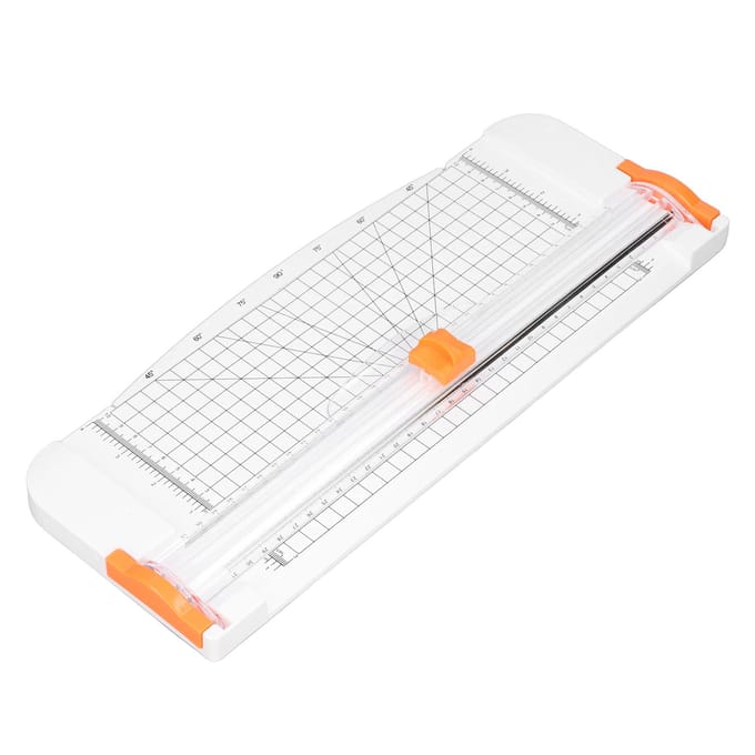 Coupe-papier A4 Pliage de papier Coupe multi-angles gratuite Manuelle Coupe-papier en acier au carbone Blanc blanc