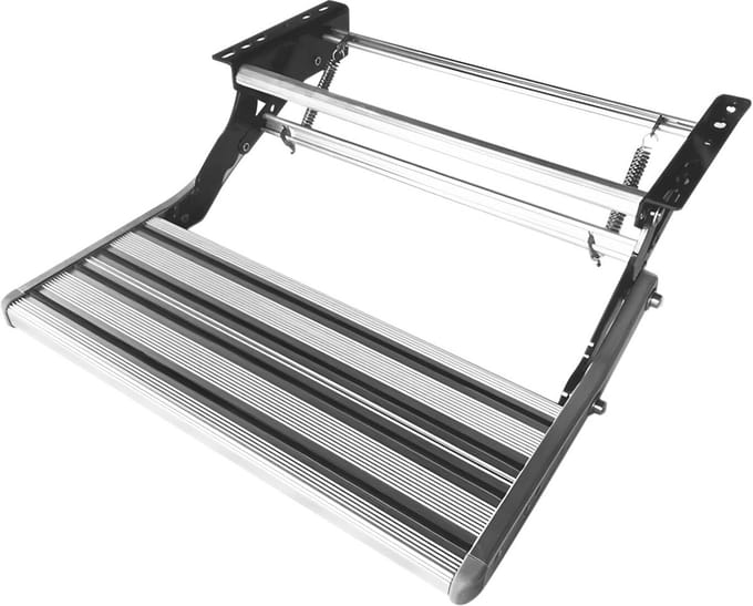 Inklapbare Universele Autotrede Aluminium Deurpedaal voor Camper en Caravan