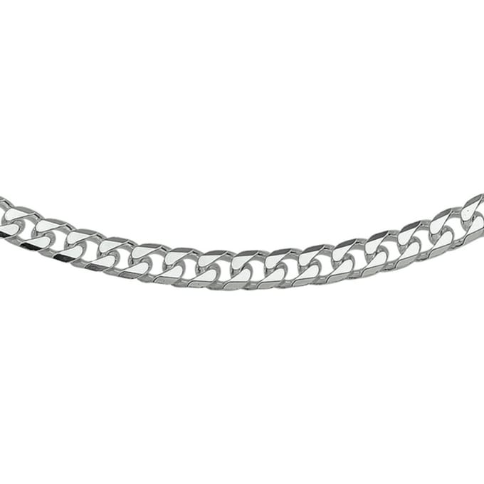 Zilveren gourmet ketting 1001774