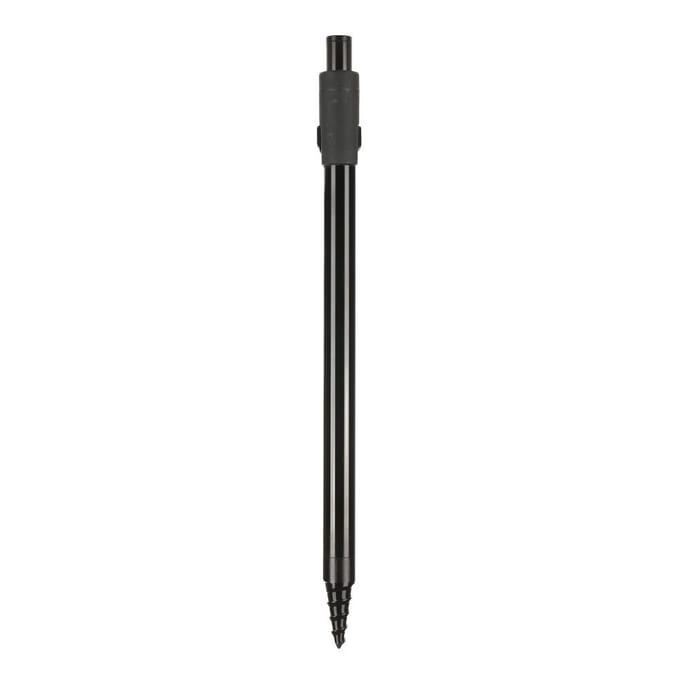 Bâton de pêche réglable à la carpe, extensible en alliage d'aluminium, canne à poisson, repose-dosette pour 30-50cm black