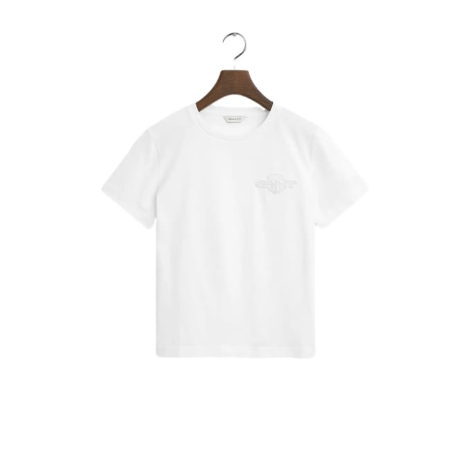 Dames T-shirt regular Gant Tonal Shield