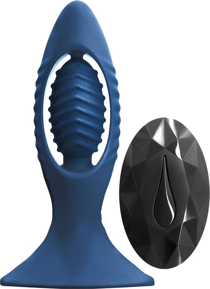 Renegade - V2 - Vibrerende Buttplug - Blauw