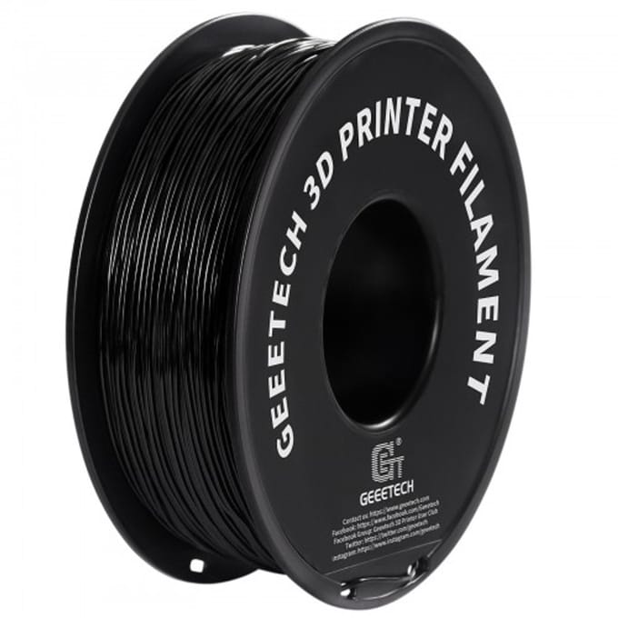 Geeetech TPU Filament 1.75mm Zwart – Flexibel 3D Printer Filament – Hoge Elasticiteit – 1KG
