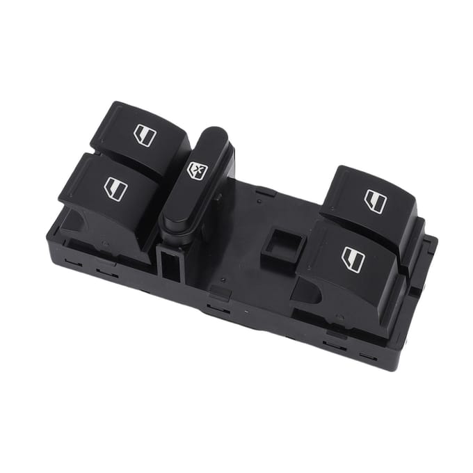 Elektrische Raambediening Schakelaar 7L6959857D Zwart Hoofd Elektrische Raambediening Schakelaar Vervanging Voor TDI VR6 V6 V8 black