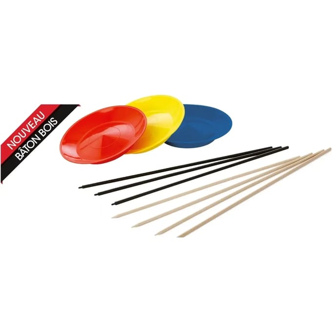 Jongleerplaat + houten stokje Tremblay