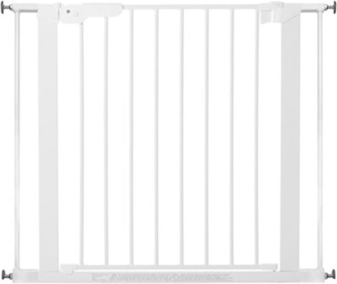 BabyDan Premier Traphekje Zonder Boren - 86 - 93,3 cm - Klembevestiging - Wit