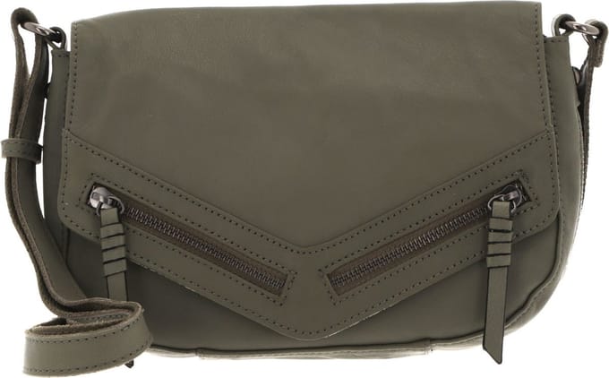 FREDsBRUDER Leren Schoudertas FB Crossbody Bag Sage Groene