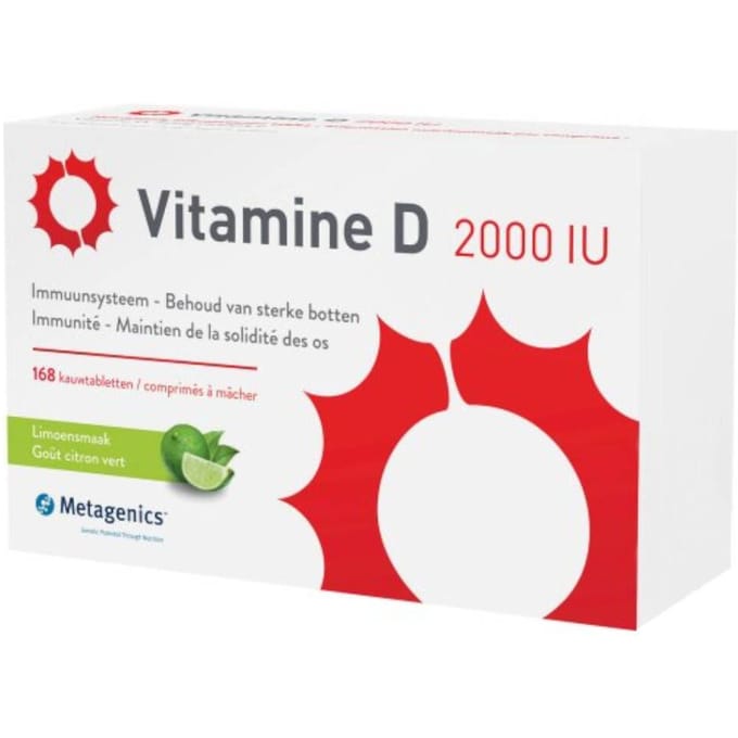 Metagenics Vitamine D 2000 IU 168 Kauwtabletten
