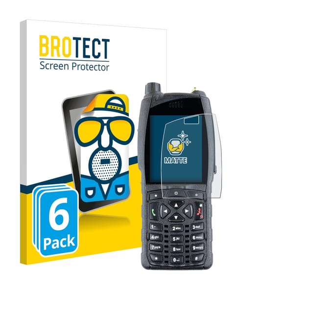BROTECT - Screenprotector voor Sepura SC20 - Folie Beschermfolie matte 6 Stuks
