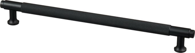 Handgreep Zwart - diamond cut - 224mm/256mm