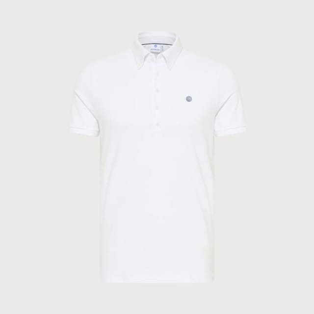 Blue Industry Button-down polo |