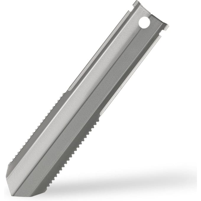 Multifunctionele kleine schop voor buiten, draagbare handschep, lichtgewicht titanium tuinschep, graven zilver