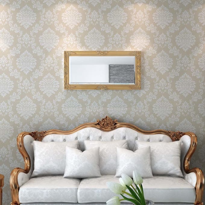 vidaXL - Wandspiegel - Barok - 100 - x - 50 - cm - goud