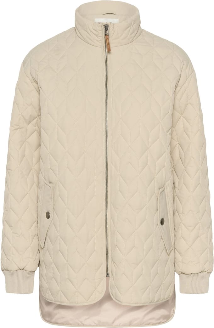 Kaffe KAleila Quilt Jacket Dames Jas - Feather Gray