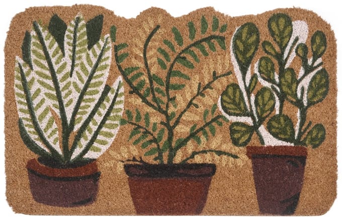 ANAMUDI - Deurmat - Natuurlijk- 40 x 60 cm - Kokos