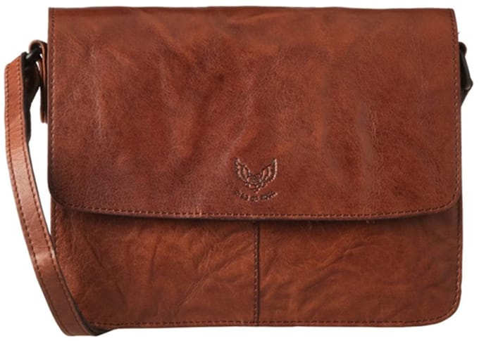 Rise of Rosa Brenton Crossbodytas Medium Dames - Leer - Cognac