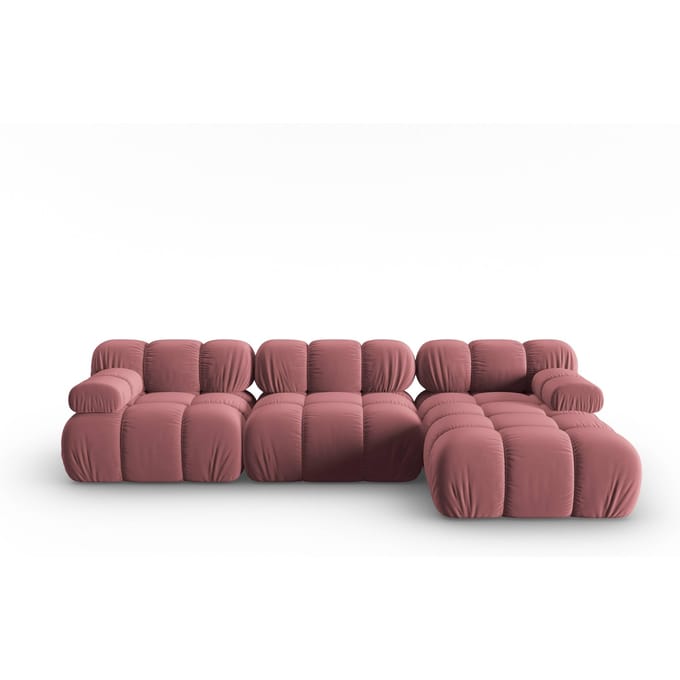 Modulaire-4-zitshoekbank Tropea rechts velvet | Milo Casa