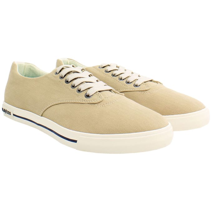 Seavees Hermosa Surfwash Heren Bruine Plimsolls