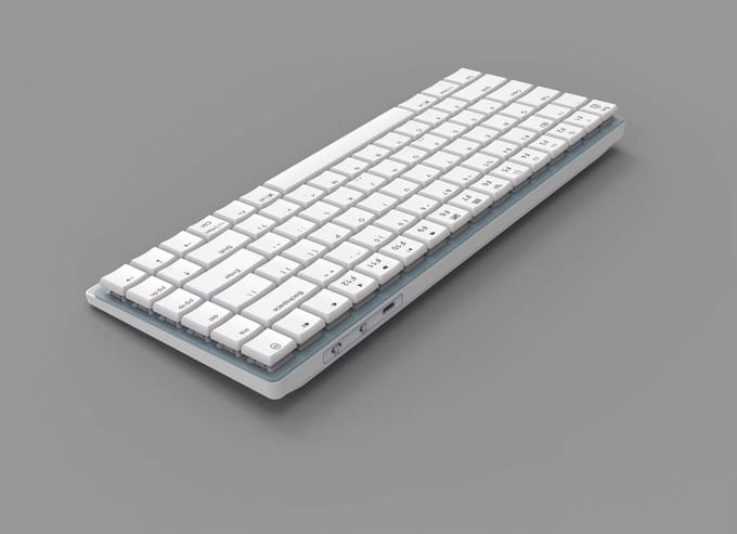 OEM Mini Low Profile Mechanisch Toetsenbord Draadloos/Bekabeld Hotswap Programmeerbaar – voor PC