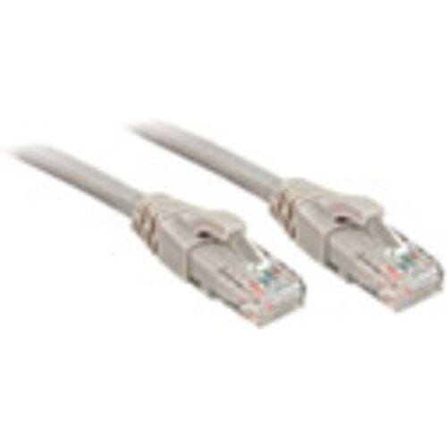 LINDY 48009 RJ45 Netwerkkabel, patchkabel CAT 6 U/UTP 20.00 m Grijs 1 stuk(s)