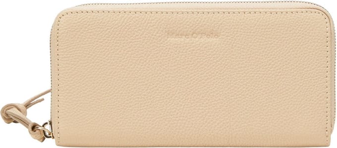 Marc O'Polo Portemonnee Finja Zip Wallet Blushed Camel Beige