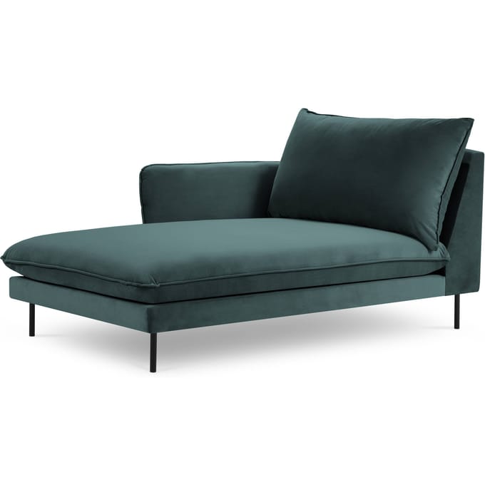 Chaise longue Vienna links velvet | Cosmopolitan Design