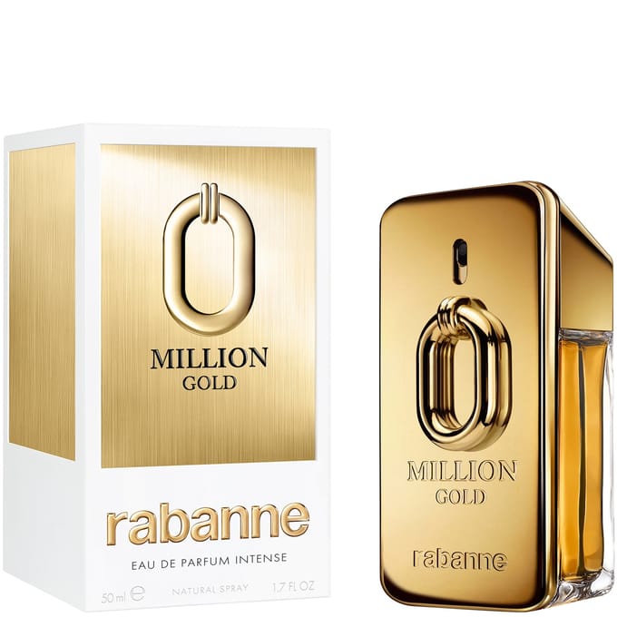 Rabanne Million Gold Intense - Houtachtige eau de parfum voor heren - 50 ml