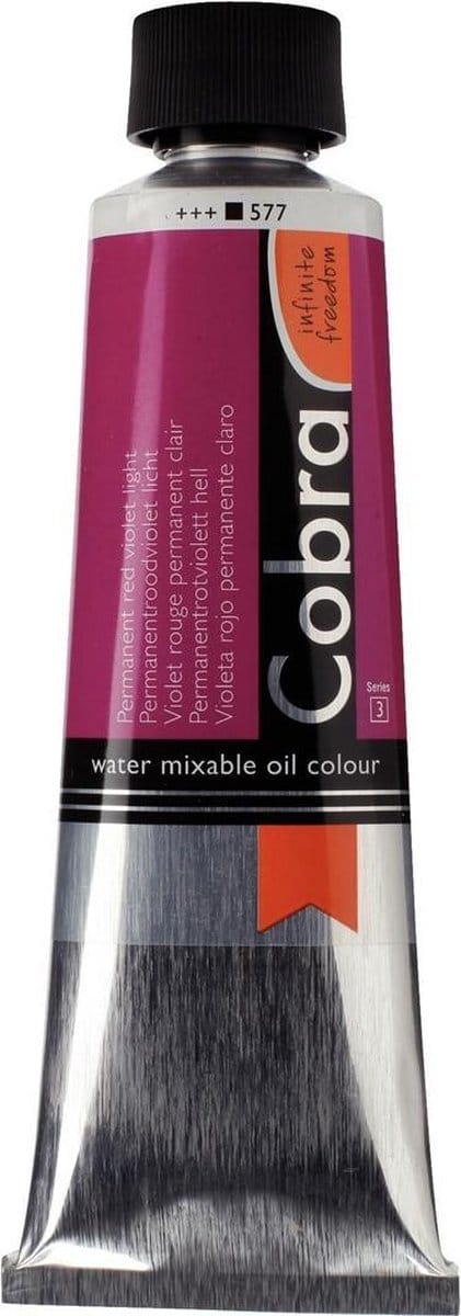 Cobra Artist Watervermengbare Olieverf 150mL 577 Permanentroodviolet licht