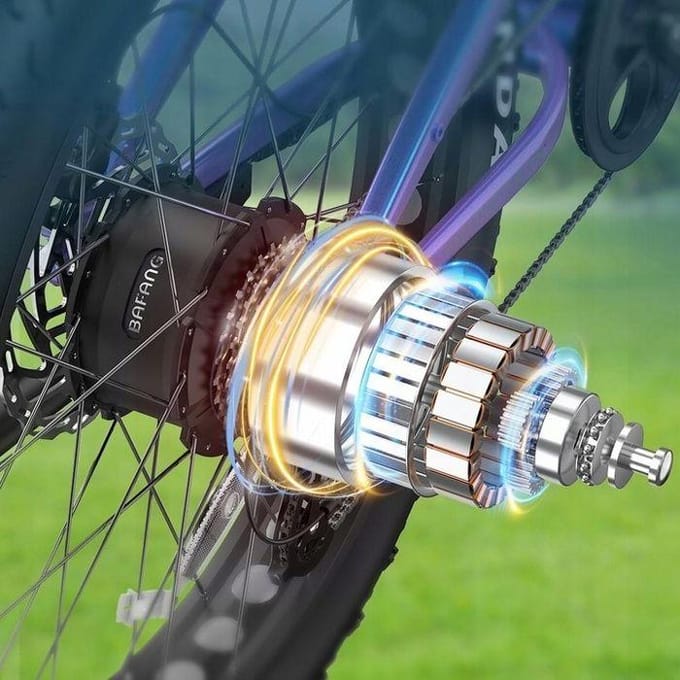 Véhicule électrique DUOTTS E26 Bafang 20Ah SAMSUNG 26  55km/h 120km+PL Facile à transporter Parking Bleu