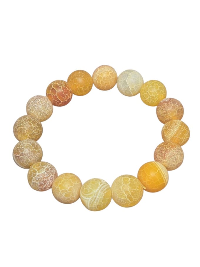 Chalcedoon (slangenhuid agaat) armband.