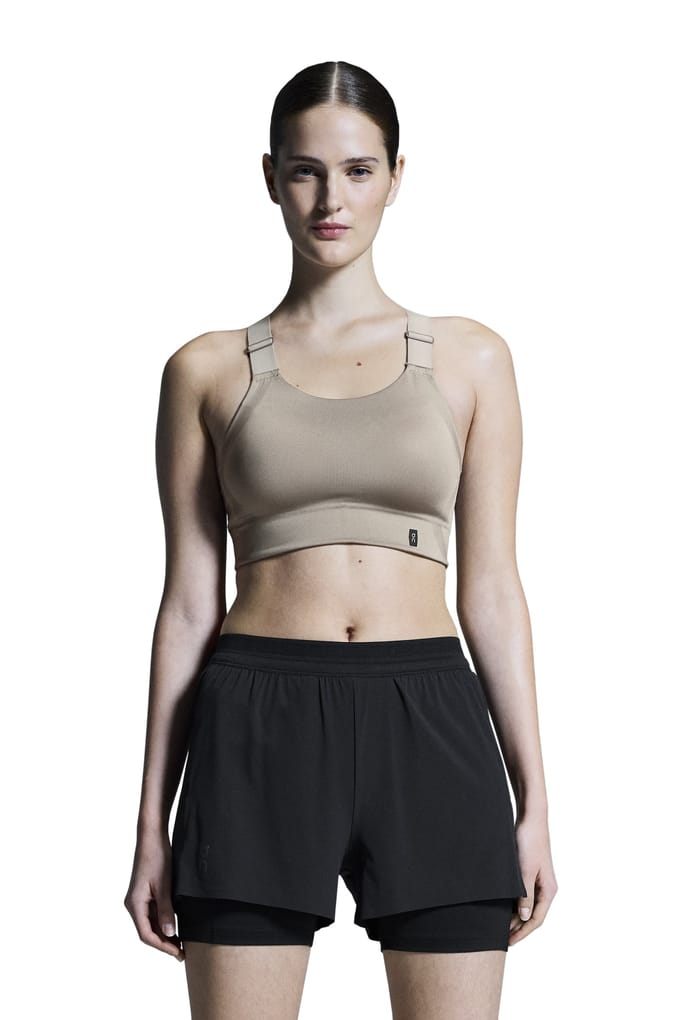 On Performance Flex Bra 1 W Cinder Cinder Maat: S | Sport BH's Outlet | Dames | Beige