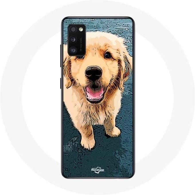 Coque Samsung Galaxy A41 golden retriever Chiot