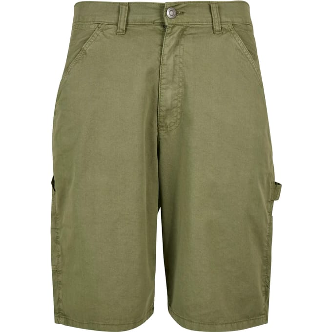 Urban Classics - Carpenter Korte broek - Taille, 38 inch - Groen