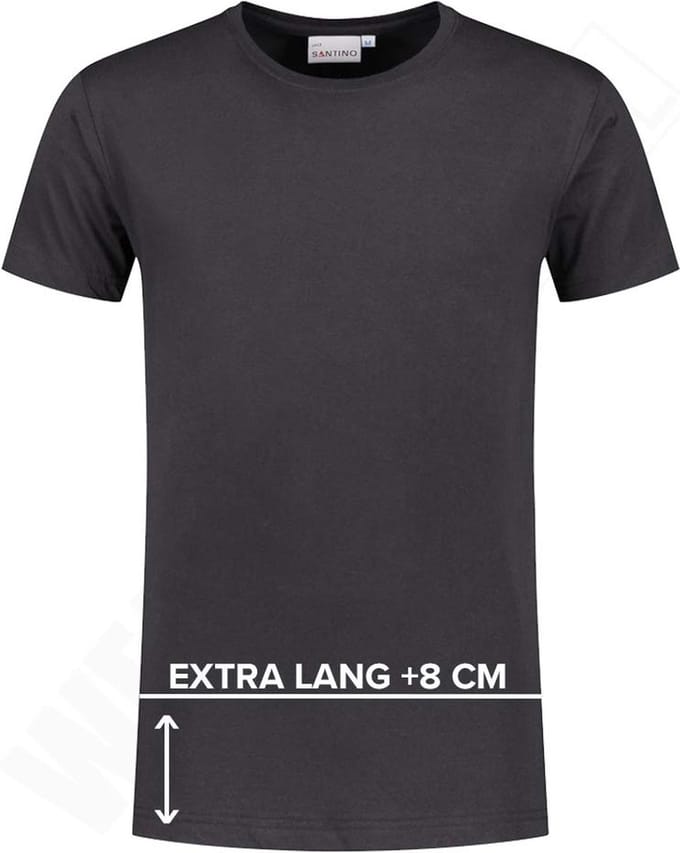 Santino T-shirt extra lang Jace plus