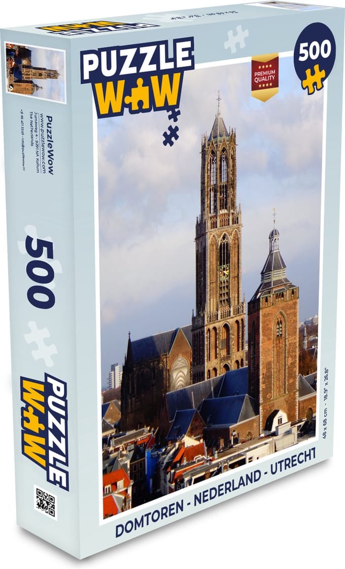 Puzzel Domtoren - Nederland - Utrecht - Legpuzzel - Puzzel 500 stukjes
