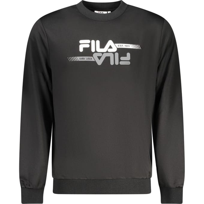 Fila Zwarte Polyester Heren Sweatshirt
