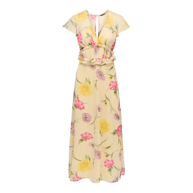 Maxi-jurk met volant voor dames Only Valda