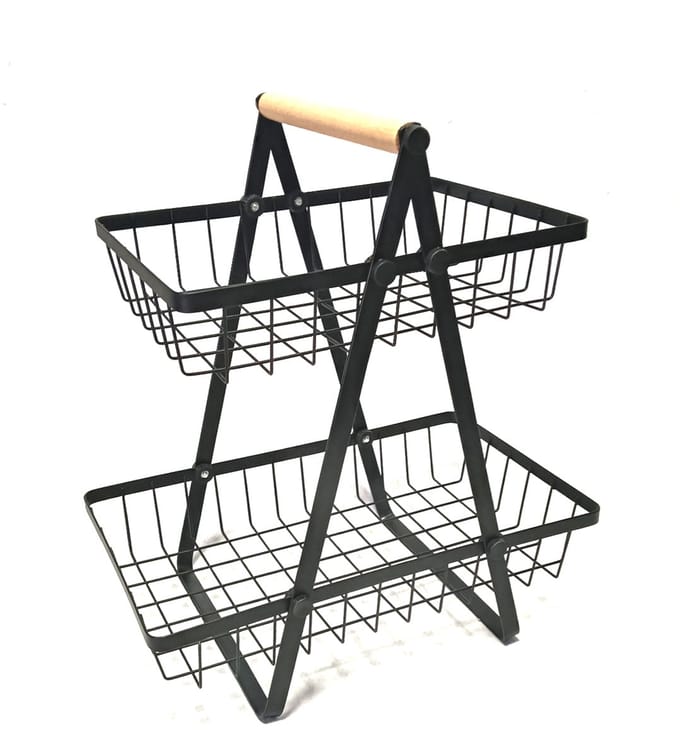 fruitschaal fruitmand Fruit Etagere 2 Lagen Fruitschalen