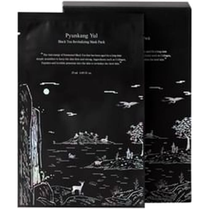 Pyunkang Yul, Masque Beauté Revitalisant au Thé Noir, 10 masques, 0,85 fl oz (25 ml) gray