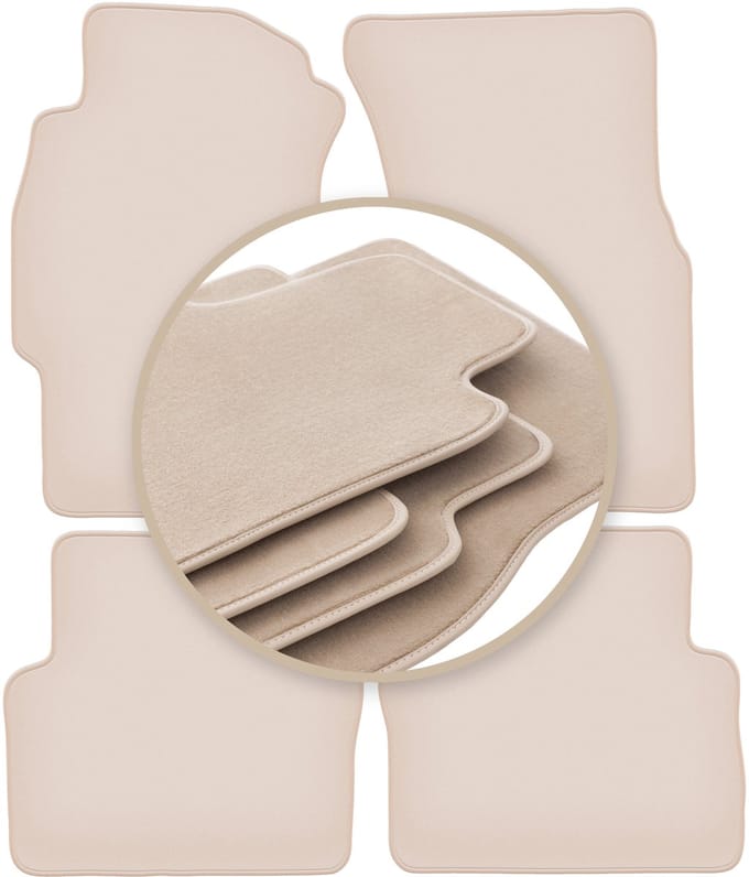 PREMIUM beige matten voor: Rover 400/ 45 sedan 1998-2005