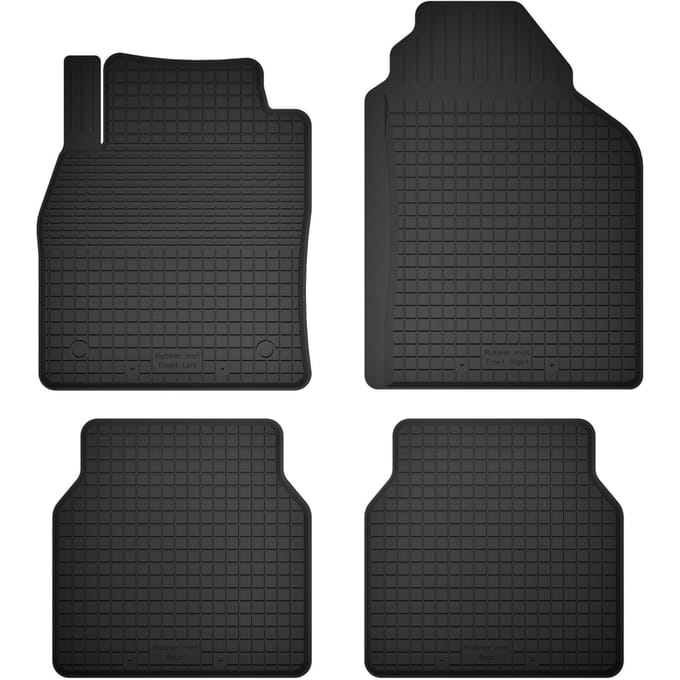 Wielganizator BasicProtect Serie - Autotapijten - 1,5 cm Rand - Antislip - Weerbestendig