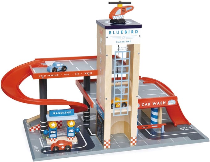 Houten garage & werkplaats | Tender Leaf Toys